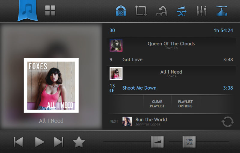 Jukebox style music softwareAlbumPlayer